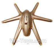MJX X601H X601 Spare Parts-01-02 Upper shell cover-Golden,MJX X601H X601 RC Quadcopter Drone Spare Parts Replacement Accessories